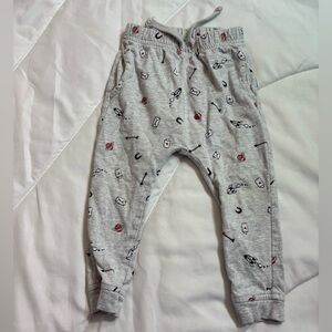 Old Navy Gray Kids Sweatpants space theme- 18-24 months
